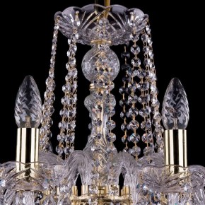 Подвесная люстра Bohemia Ivele Crystal 1402 1402/10/240/G/Leafs в Ханты-Мансийске - hanty-mansiysk.mebel24.online | фото 4