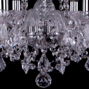 Подвесная люстра Bohemia Ivele Crystal 1402 1402/6/160/Ni/Leafs в Ханты-Мансийске - hanty-mansiysk.mebel24.online | фото 3