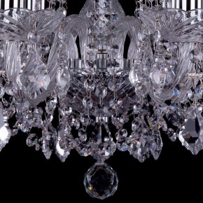 Подвесная люстра Bohemia Ivele Crystal 1402 1402/8/195/Ni/Leafs в Ханты-Мансийске - hanty-mansiysk.mebel24.online | фото 3