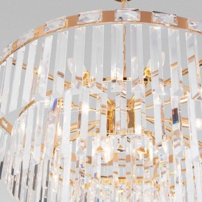 Подвесная люстра Eurosvet Elegante 10130/10 золото/прозрачный хрусталь Strotskis в Ханты-Мансийске - hanty-mansiysk.mebel24.online | фото 5