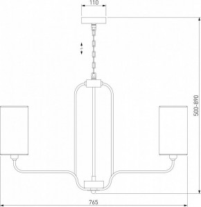 Подвесная люстра Eurosvet Purezza 60128/6 хром в Ханты-Мансийске - hanty-mansiysk.mebel24.online | фото 4