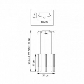 Подвесная люстра Lightstar Tubo L5T747133 в Ханты-Мансийске - hanty-mansiysk.mebel24.online | фото 3
