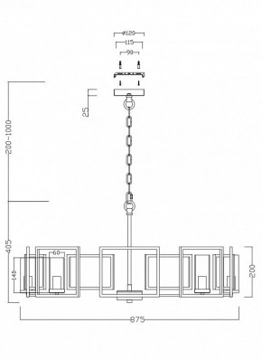 Подвесная люстра Maytoni Bowi H009PL-08G в Ханты-Мансийске - hanty-mansiysk.mebel24.online | фото 4