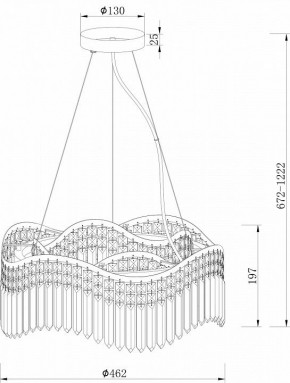 Подвесная люстра Maytoni Gracia DIA201PL-06G в Ханты-Мансийске - hanty-mansiysk.mebel24.online | фото 3