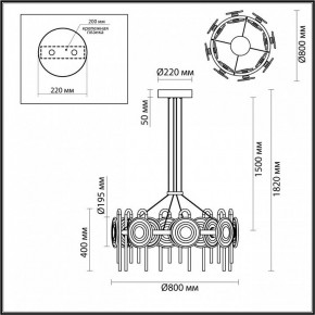 Подвесная люстра Odeon Light Magnet 5407/92L в Ханты-Мансийске - hanty-mansiysk.mebel24.online | фото 6
