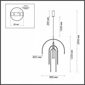 Подвесная люстра Odeon Light Memfi 6633/95L в Ханты-Мансийске - hanty-mansiysk.mebel24.online | фото