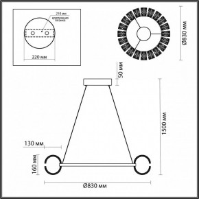 Подвесная люстра Odeon Light Mirage 5030/128L в Ханты-Мансийске - hanty-mansiysk.mebel24.online | фото 5