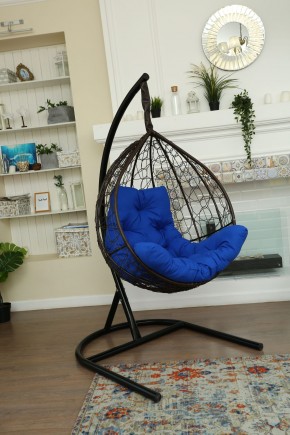 Подвесное кресло Бароло (коричневый/синий) в Ханты-Мансийске - hanty-mansiysk.mebel24.online | фото