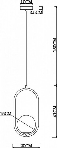 Подвесной светильник Arte Lamp Matisse A7745SP-1AB в Ханты-Мансийске - hanty-mansiysk.mebel24.online | фото 4