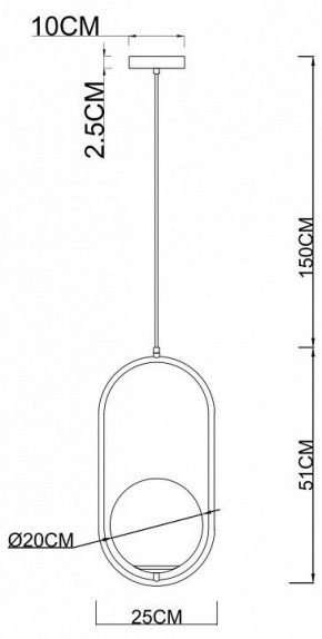 Подвесной светильник Arte Lamp Matisse A7746SP-1AB в Ханты-Мансийске - hanty-mansiysk.mebel24.online | фото 3