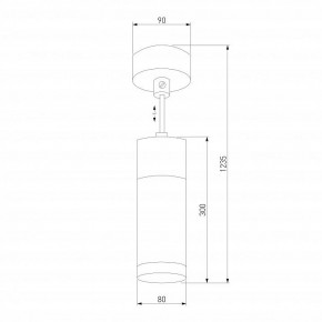 Подвесной светильник Eurosvet Double Topper 50135/1 LED хром/черный в Ханты-Мансийске - hanty-mansiysk.mebel24.online | фото 4