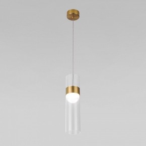 Подвесной светильник Eurosvet Lumen 50244/1 LED латунь/прозрачный в Ханты-Мансийске - hanty-mansiysk.mebel24.online | фото 3