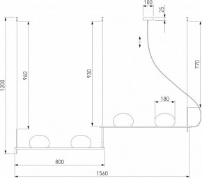 Подвесной светильник Eurosvet Stair 70145/4 черный в Ханты-Мансийске - hanty-mansiysk.mebel24.online | фото 5