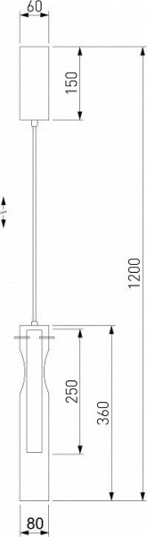 Подвесной светильник Eurosvet Swan 50253/1 LED графит в Ханты-Мансийске - hanty-mansiysk.mebel24.online | фото 5