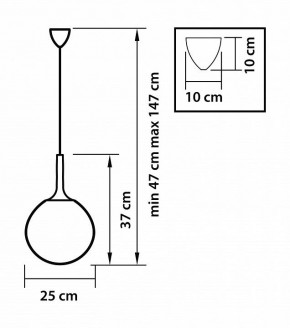 Подвесной светильник Lightstar Globo 813032 в Ханты-Мансийске - hanty-mansiysk.mebel24.online | фото 3