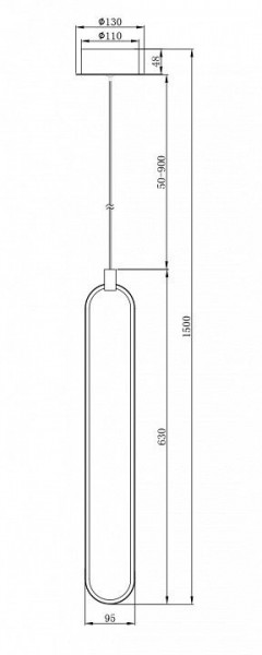 Подвесной светильник Maytoni Chain MOD017PL-L13N в Ханты-Мансийске - hanty-mansiysk.mebel24.online | фото 5