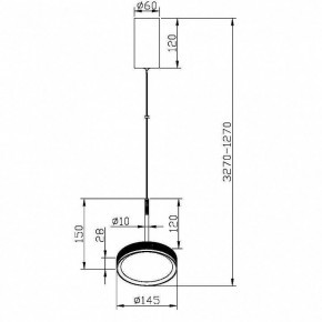 Подвесной светильник Maytoni El MOD041PL-L15WG3K в Ханты-Мансийске - hanty-mansiysk.mebel24.online | фото 5