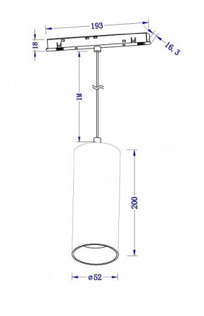 Подвесной светильник Maytoni Focus LED TR041-4-12W3K-M-DS-B в Ханты-Мансийске - hanty-mansiysk.mebel24.online | фото 2