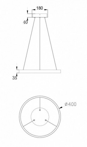 Подвесной светильник Maytoni Rim MOD058PL-L22W4K в Ханты-Мансийске - hanty-mansiysk.mebel24.online | фото 3