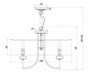 Подвесной светильник Maytoni Roma ARM006PL-06G в Ханты-Мансийске - hanty-mansiysk.mebel24.online | фото 3