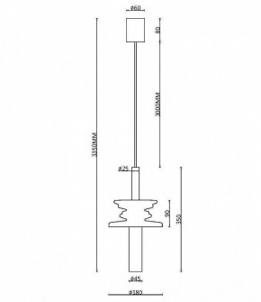 Подвесной светильник Maytoni Sound Wave MOD255PL-01B2 в Ханты-Мансийске - hanty-mansiysk.mebel24.online | фото 4