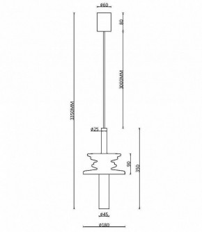 Подвесной светильник Maytoni Sound Wave MOD255PL-01B3 в Ханты-Мансийске - hanty-mansiysk.mebel24.online | фото 4