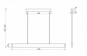 Подвесной светильник Maytoni Step P010PL-L30G3K в Ханты-Мансийске - hanty-mansiysk.mebel24.online | фото 4