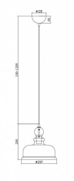 Подвесной светильник Maytoni Tone P001PL-01BZ в Ханты-Мансийске - hanty-mansiysk.mebel24.online | фото 4