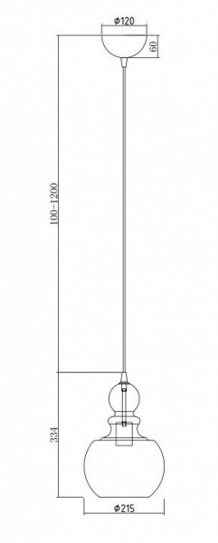 Подвесной светильник Maytoni Tone P003PL-01BZ в Ханты-Мансийске - hanty-mansiysk.mebel24.online | фото 4