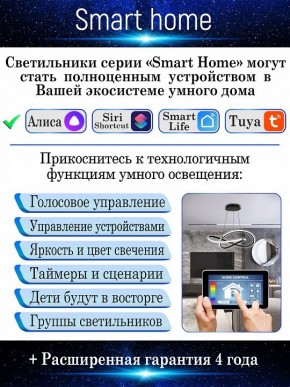 Подвесной светильник Natali Kovaltseva Smart home LED LAMPS 81291 в Ханты-Мансийске - hanty-mansiysk.mebel24.online | фото 7