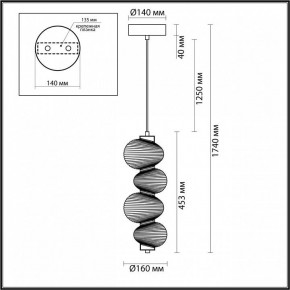 Подвесной светильник Odeon Light Bruco 5095/17L в Ханты-Мансийске - hanty-mansiysk.mebel24.online | фото 5