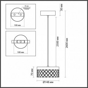 Подвесной светильник Odeon Light Fivre 5032/6L в Ханты-Мансийске - hanty-mansiysk.mebel24.online | фото 8