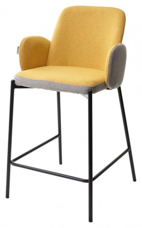 Полубарный стул NYX (H=65cm) VF106 желтый / VF120 серый М-City в Ханты-Мансийске - hanty-mansiysk.mebel24.online | фото 1