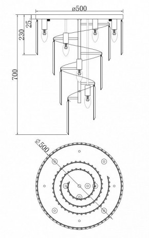 Потолочная люстра Maytoni Louis RC007CL-08CH в Ханты-Мансийске - hanty-mansiysk.mebel24.online | фото 3