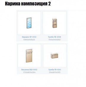 Прихожая Карина (модульная) в Ханты-Мансийске - hanty-mansiysk.mebel24.online | фото 6