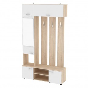 Прихожая с зеркалом V23_M (ДСС-Белый) в Ханты-Мансийске - hanty-mansiysk.mebel24.online | фото