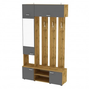 Прихожая с зеркалом V23_M (ДВ-Графит) в Ханты-Мансийске - hanty-mansiysk.mebel24.online | фото