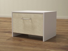 PROxSON Тумба Varna (ЛДСП Белая+ткань Белый/Savana Milk (молочный)) 51x40 в Ханты-Мансийске - hanty-mansiysk.mebel24.online | фото