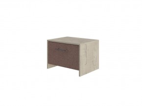 PROxSON Тумба Varna (ЛДСП+ткань Бунратти/Tesla Брауни) 51x40 в Ханты-Мансийске - hanty-mansiysk.mebel24.online | фото
