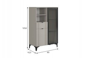 РИЧ Комод 2 со стеклом в Ханты-Мансийске - hanty-mansiysk.mebel24.online | фото 2