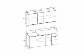 РИО-1 ЛДСП Кухонный гарнитур 1,7 м в Ханты-Мансийске - hanty-mansiysk.mebel24.online | фото 7