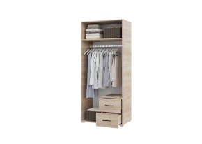 Шкаф 2-х створчатый с ящиками VICTOR (Сонома) в Ханты-Мансийске - hanty-mansiysk.mebel24.online | фото 2