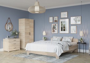 Шкаф 2-х створчатый VICTOR (Сонома) в Ханты-Мансийске - hanty-mansiysk.mebel24.online | фото 3