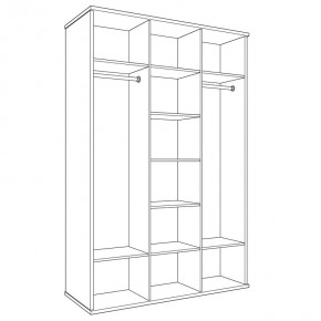 Шкаф 3-х дверный (корпус) Парма Нео в Ханты-Мансийске - hanty-mansiysk.mebel24.online | фото 3