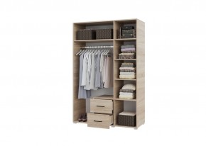 Шкаф 3-х створчатый с ящиками VICTOR (Сонома) в Ханты-Мансийске - hanty-mansiysk.mebel24.online | фото 2