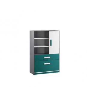 Шкаф книжный Кэнди КШ-2 Океан в Ханты-Мансийске - hanty-mansiysk.mebel24.online | фото