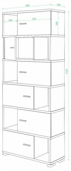 Шкаф комбинированный Домино СБ-30/6 в Ханты-Мансийске - hanty-mansiysk.mebel24.online | фото 2