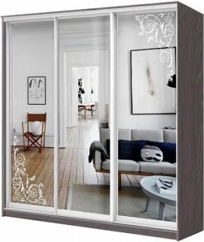 Шкаф-купе ХИТ 24-18-656 ОРНАМЕНТ в Ханты-Мансийске - hanty-mansiysk.mebel24.online | фото