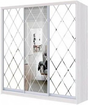 Шкаф-купе ХИТ 24-4-18/2-666 РОМБ БОЛЬШОЙ МАТОВЫЙ в Ханты-Мансийске - hanty-mansiysk.mebel24.online | фото