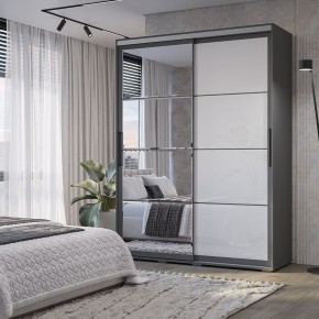 Шкаф-купе Крафт-6 1.6 м ШКК-06 (графит) в Ханты-Мансийске - hanty-mansiysk.mebel24.online | фото